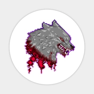 Wolf Head Magnet